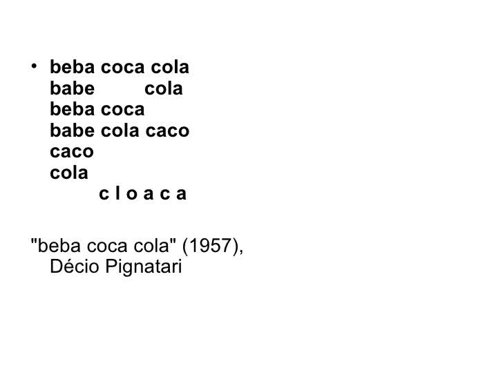 Beba Coca-cola - Pignatari